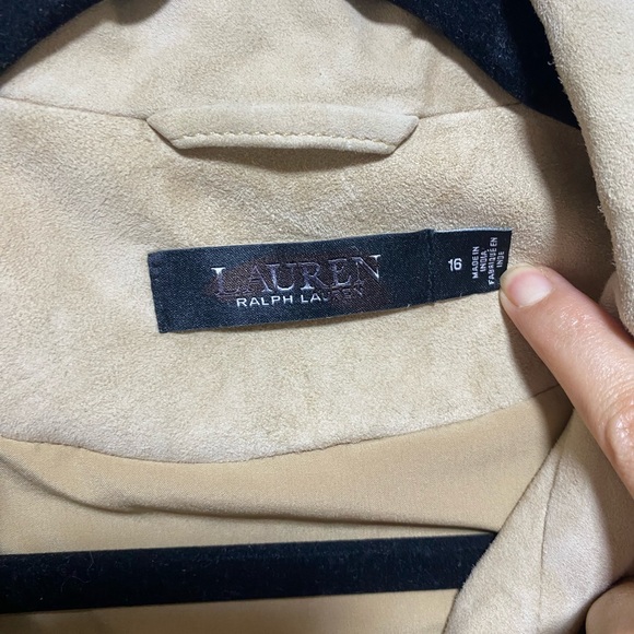 Lauren Ralph Lauren Western goat Suede Jacket - Picture 10 of 10